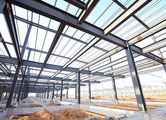 Structural steel framing