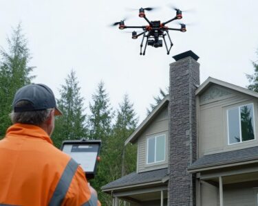 drone roof inspection services