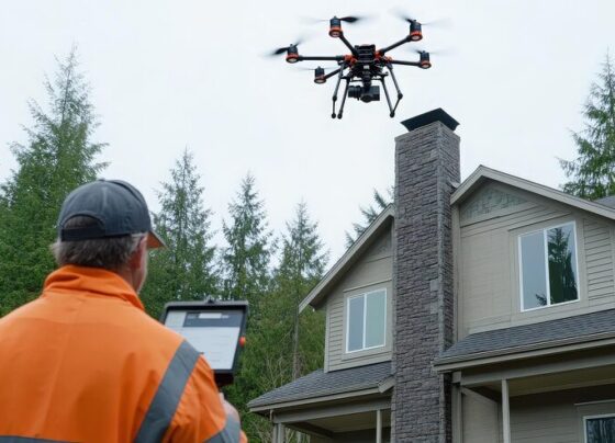 drone roof inspection services